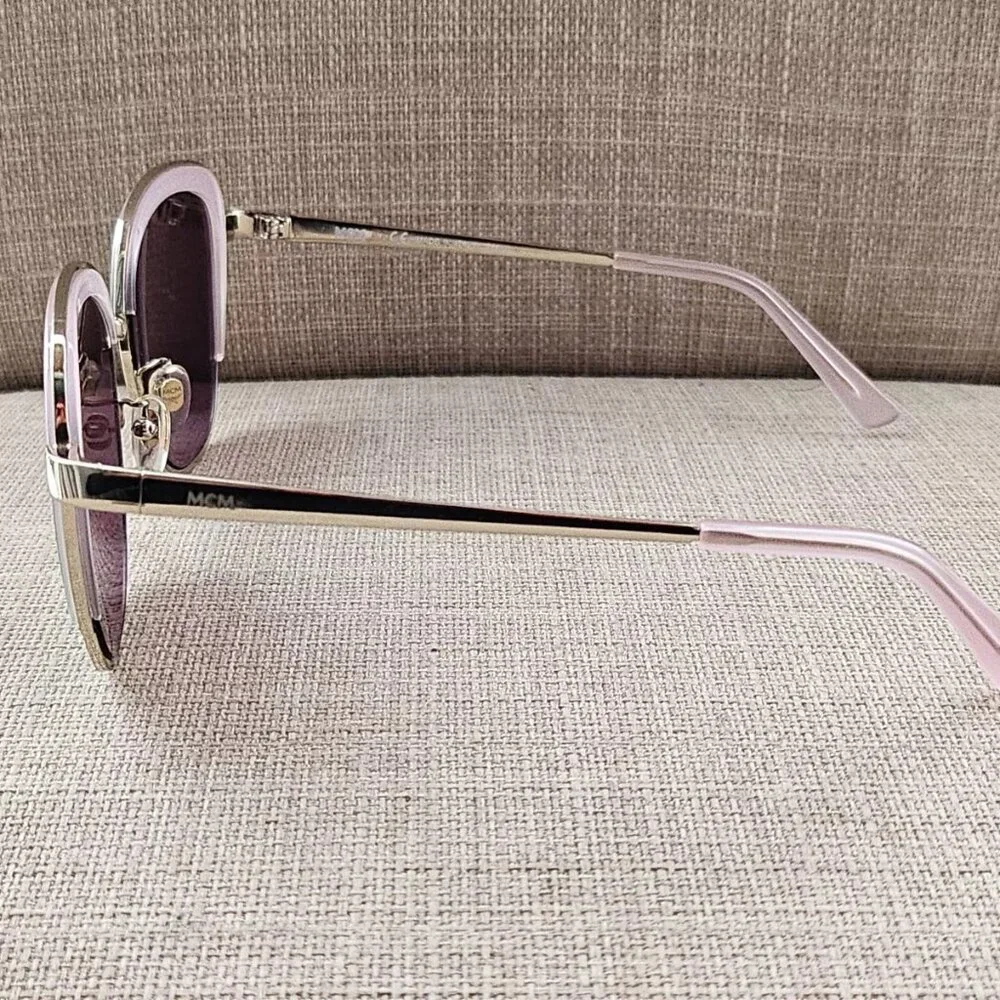 MCM Women Sunglasses Gold/Pink Tone MCM110SK 58[]16 140 Eyewear made in Italy - Picture 8 of 13